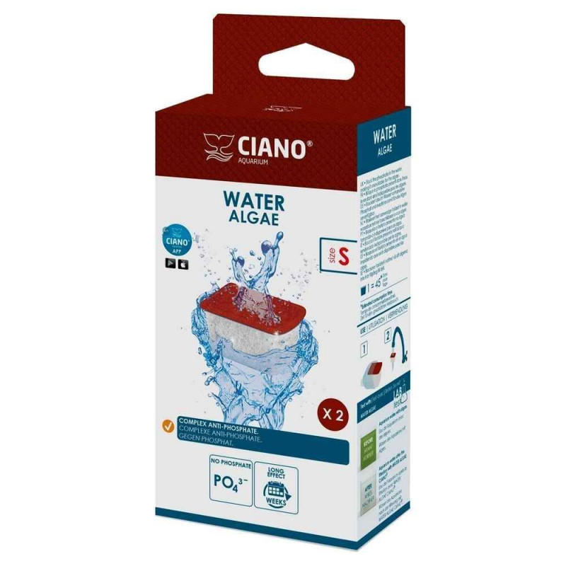 Cartouche Ciano filtrante Water Algea - Taille S