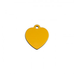 Petit coeur doré - 2.5x3cm